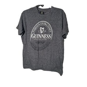 Guinness Foreign Extra Stout Men's Medium Relaxed Fit‎ Charcoal T-Shirt